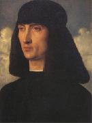 Giovanni Bellini Portrait of a Man (mk05) oil painting on canvas